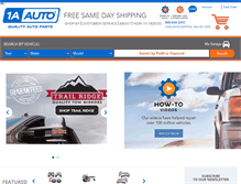 Tablet Screenshot of 1aauto.com